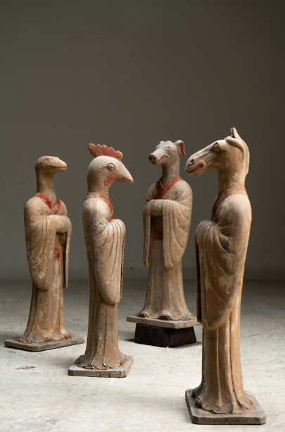 Animal statues from the John Nichols Collection